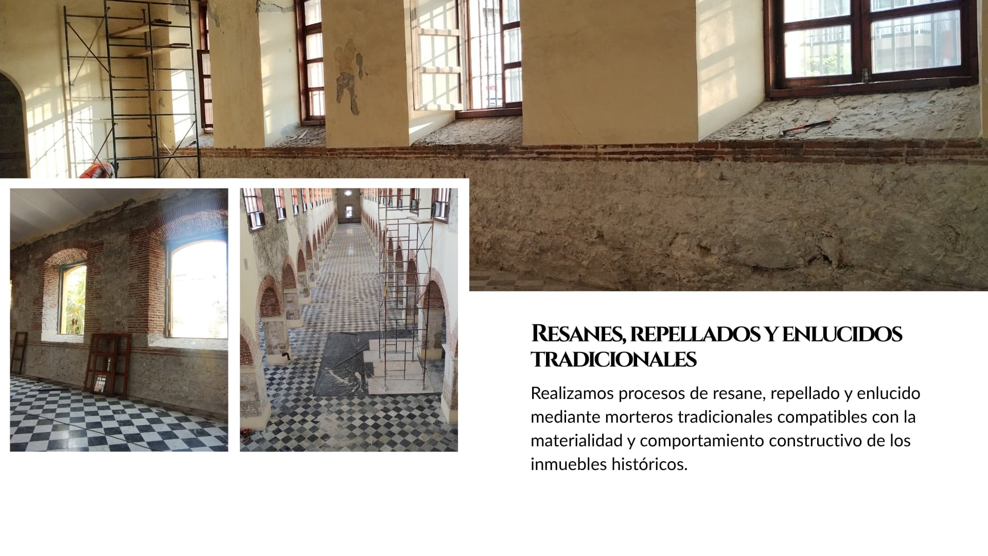 intervención de bienes inmuebles - Muros