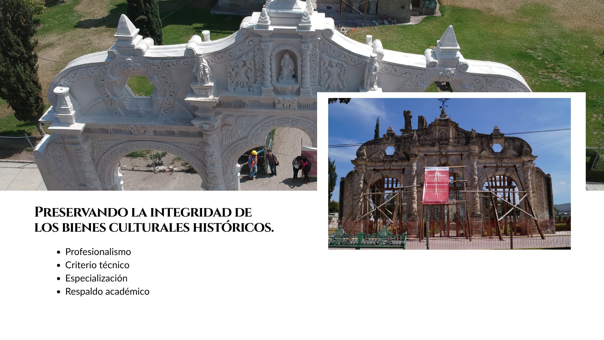 intervención de bienes inmueble - arquitectura