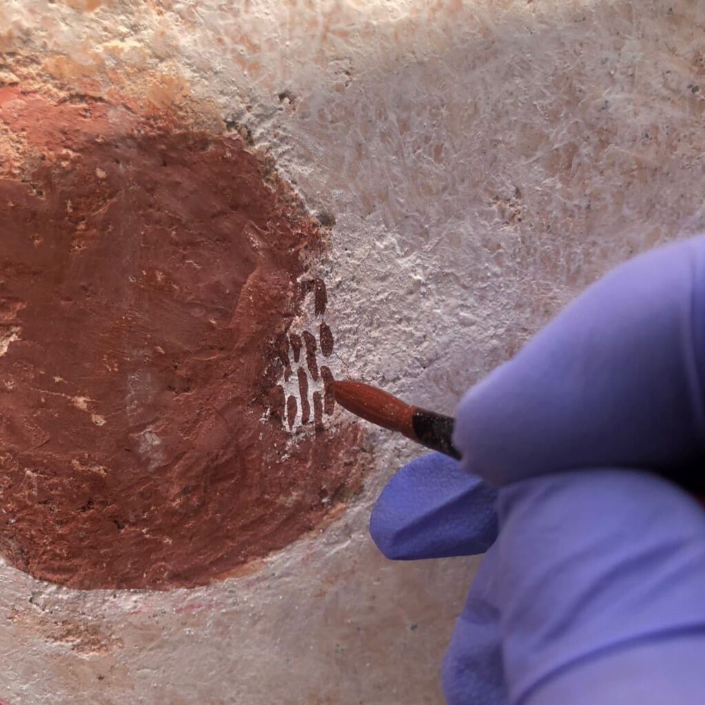 Restauración de pintura mural 10