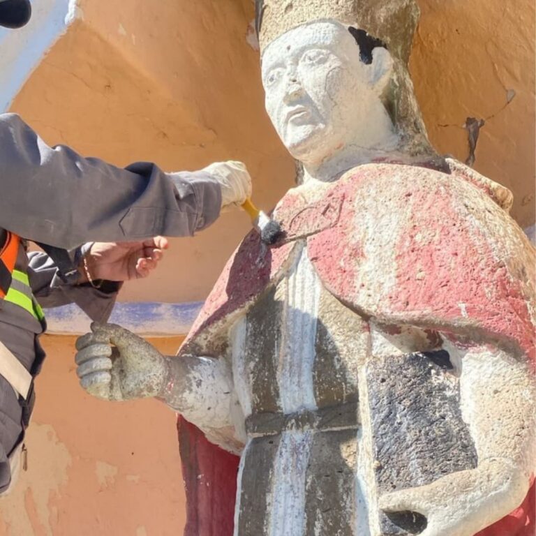 restauración de escultura CME (2)